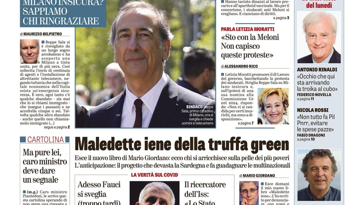 Oggi in edicola