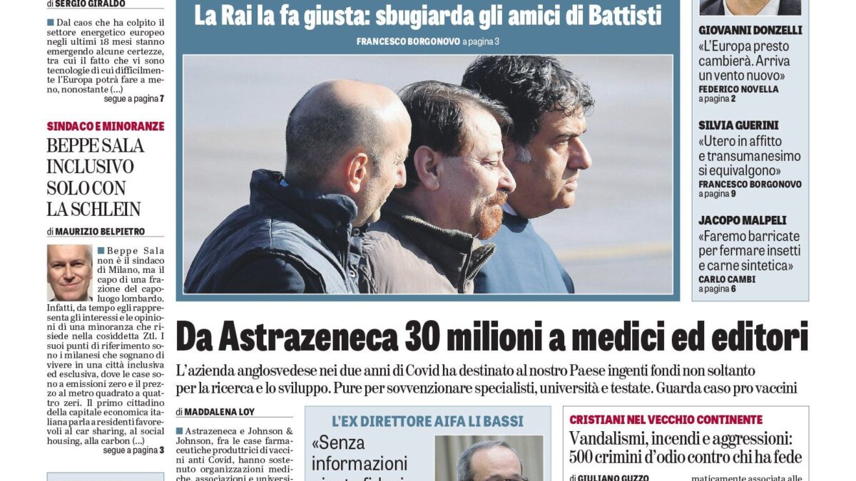 Oggi in edicola
