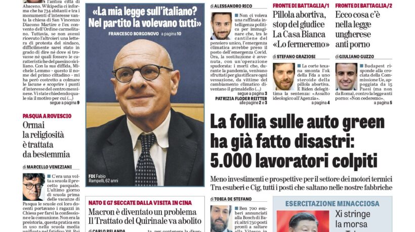 Oggi in edicola