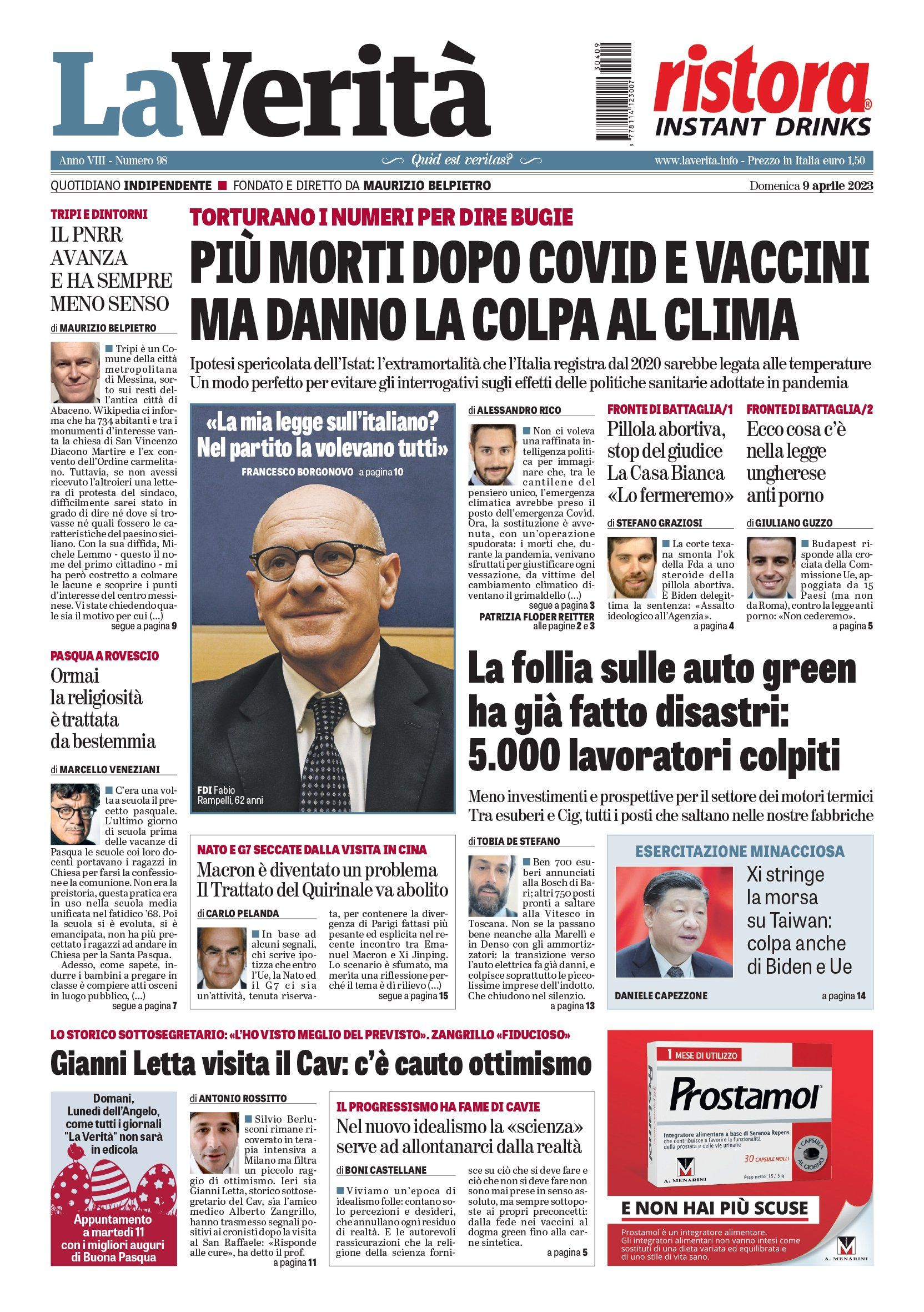 Oggi in edicola