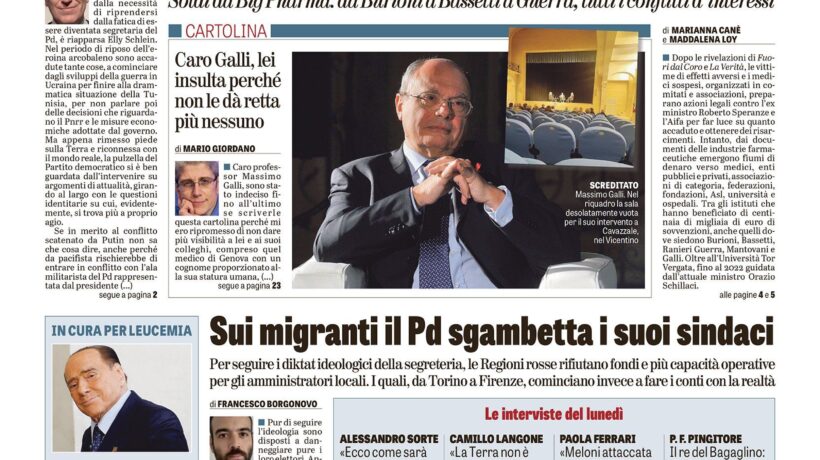 Oggi in edicola