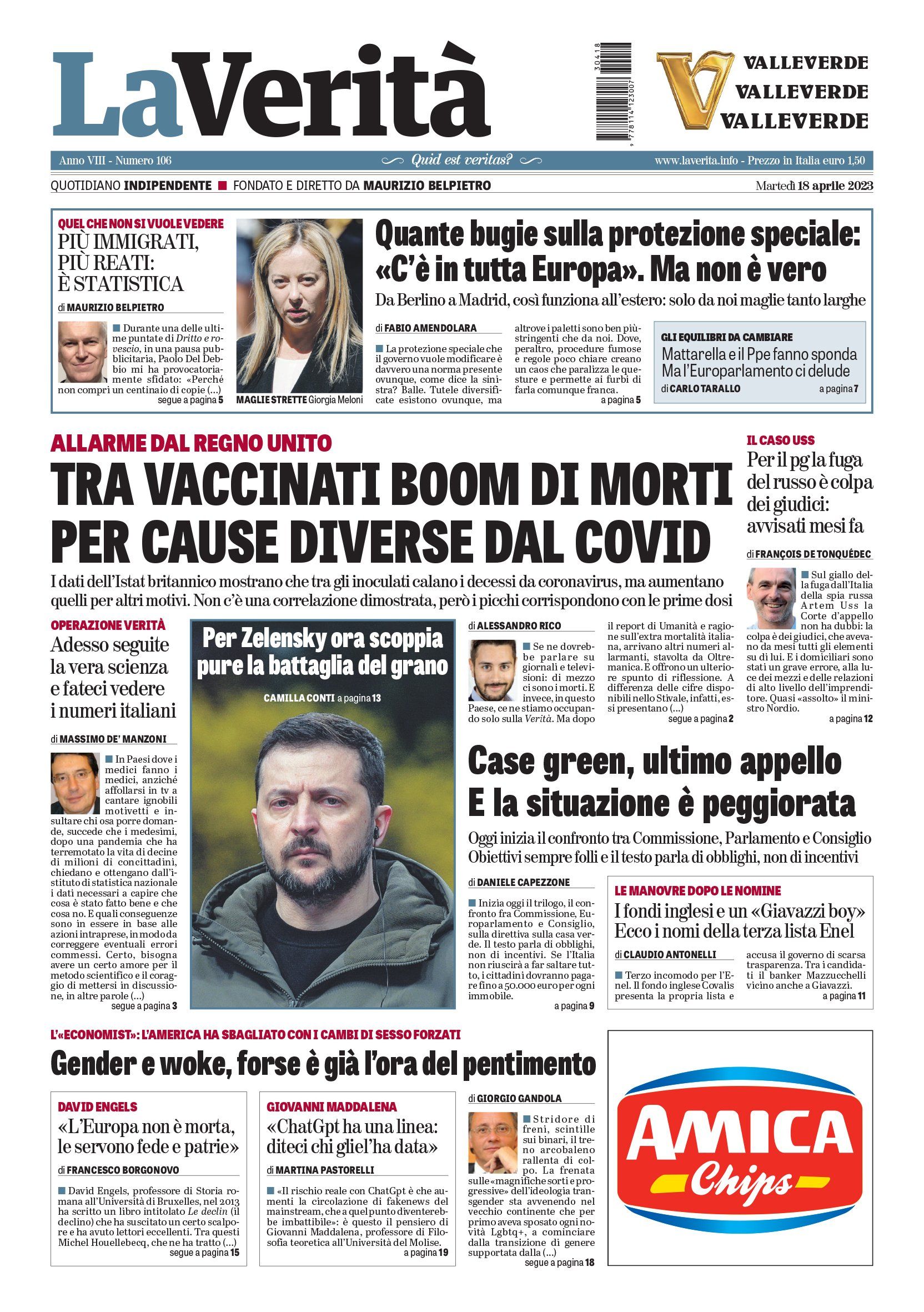 Oggi in edicola