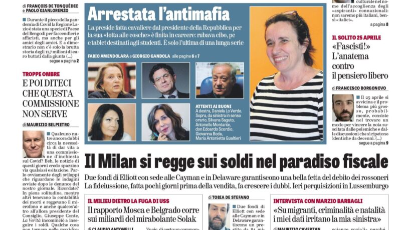 Oggi in edicola
