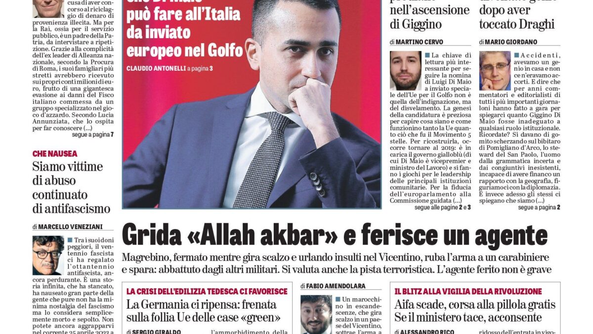 Oggi in edicola