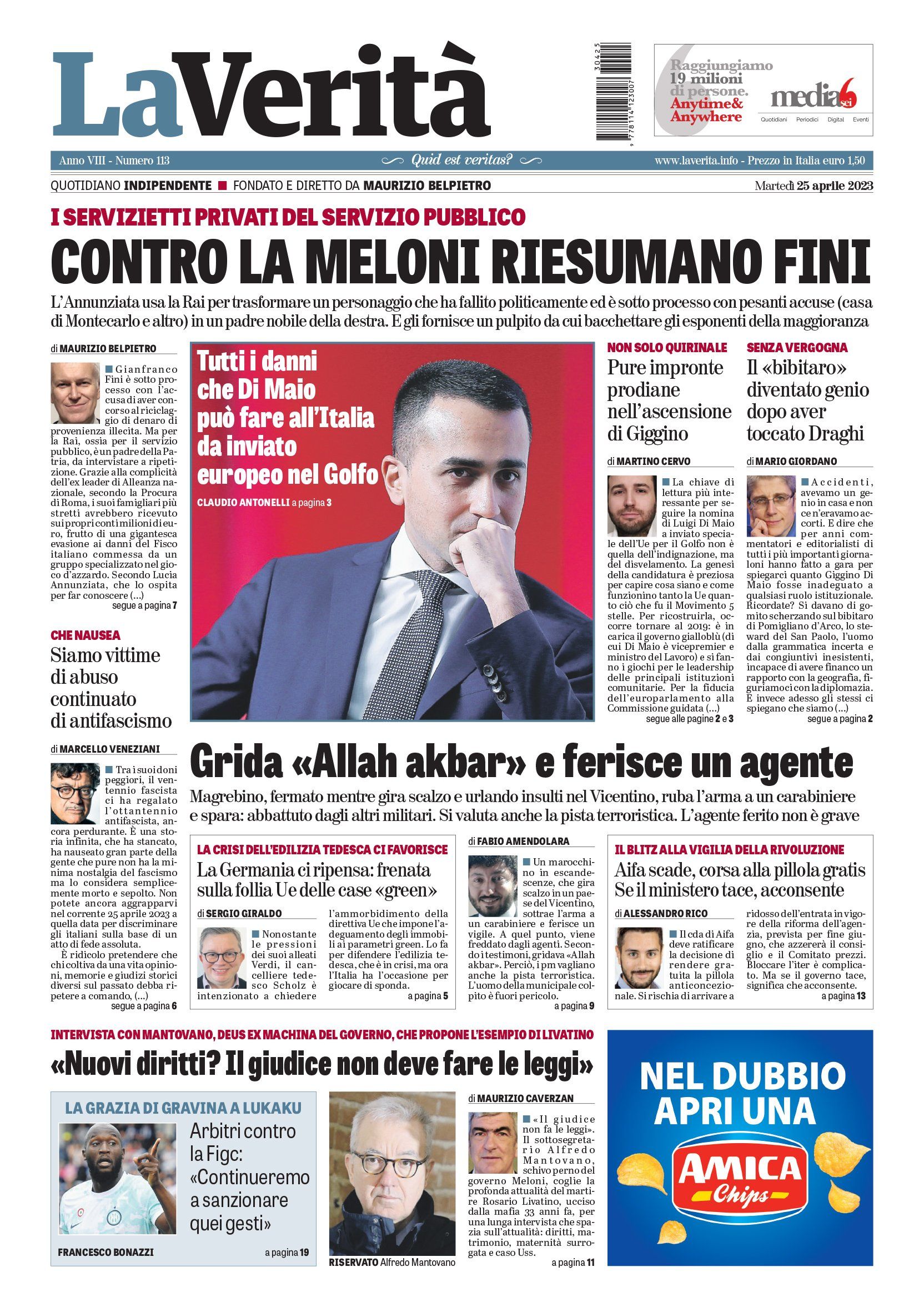 Oggi in edicola