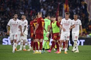 Roma-Milan è cominciata dopo 94 minuti