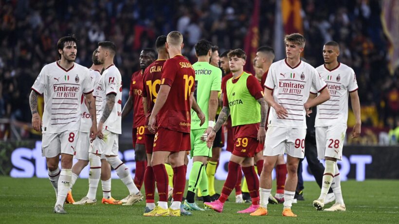 Roma-Milan è cominciata dopo 94 minuti