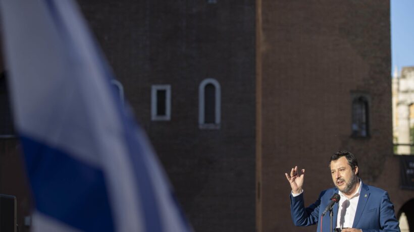 In Europa la Lega è il primo partito a sostenere Israele