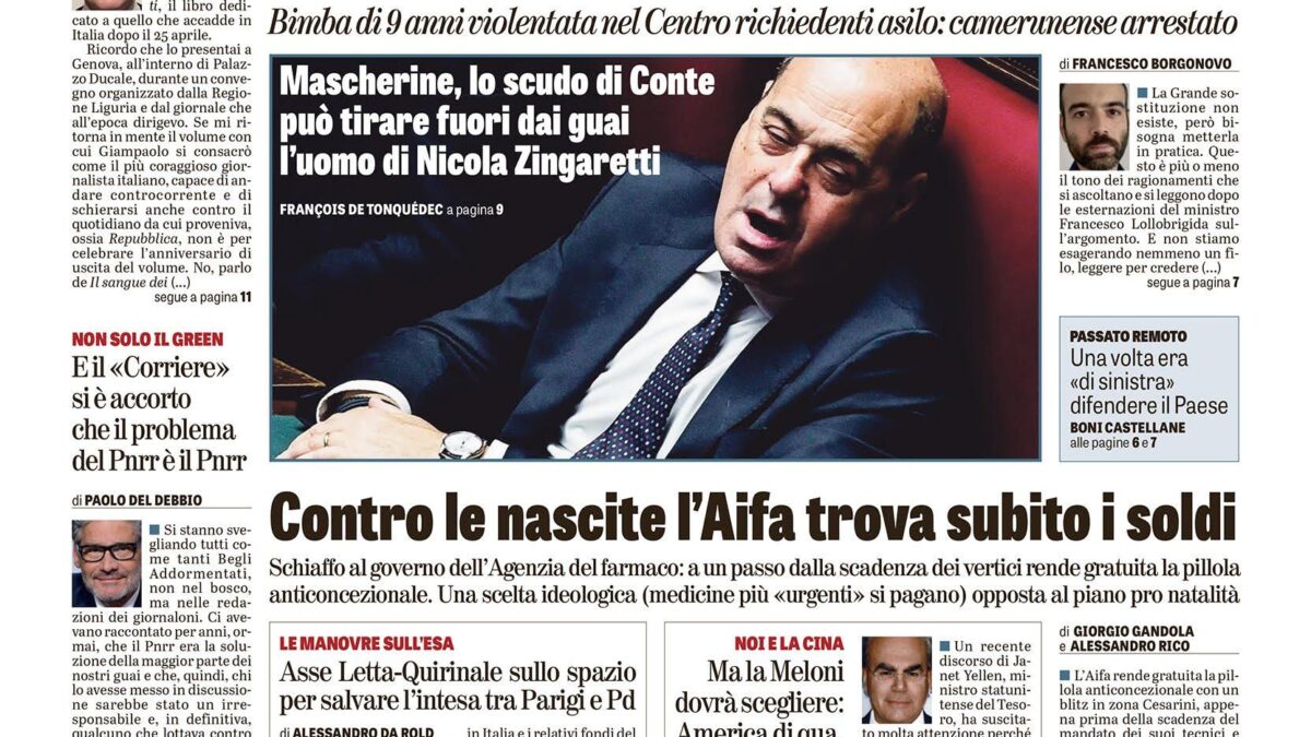 Oggi in edicola