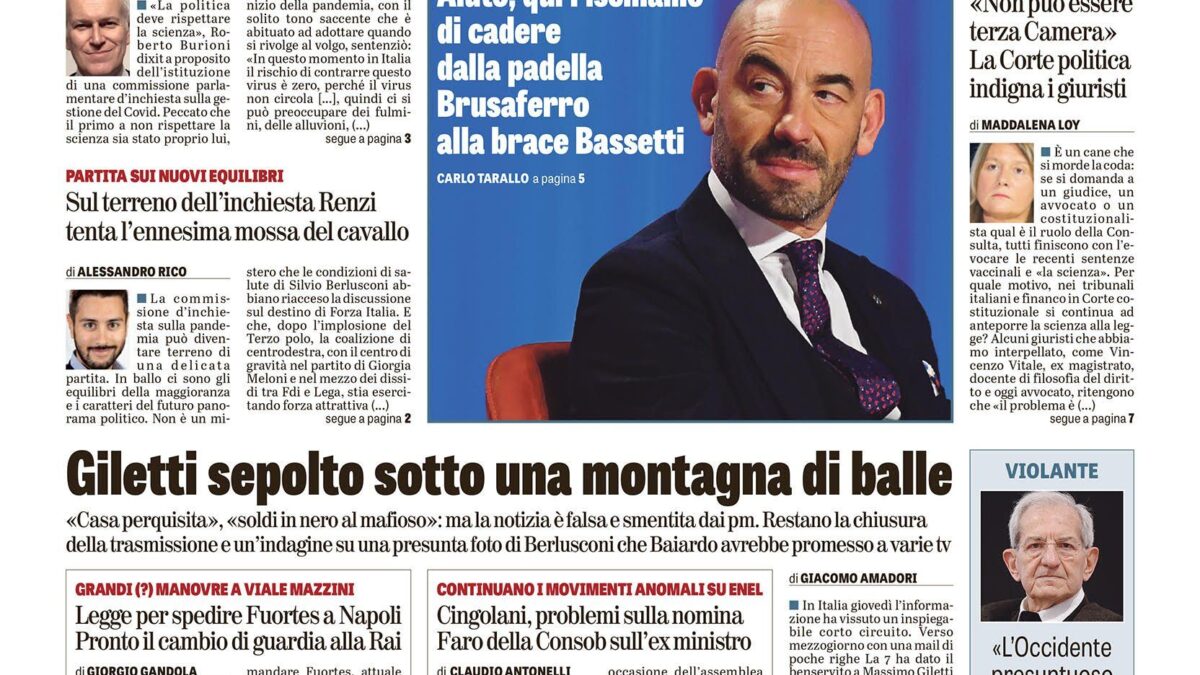 Oggi in edicola