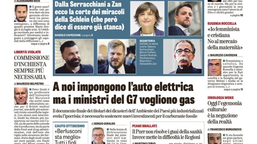 Oggi in edicola