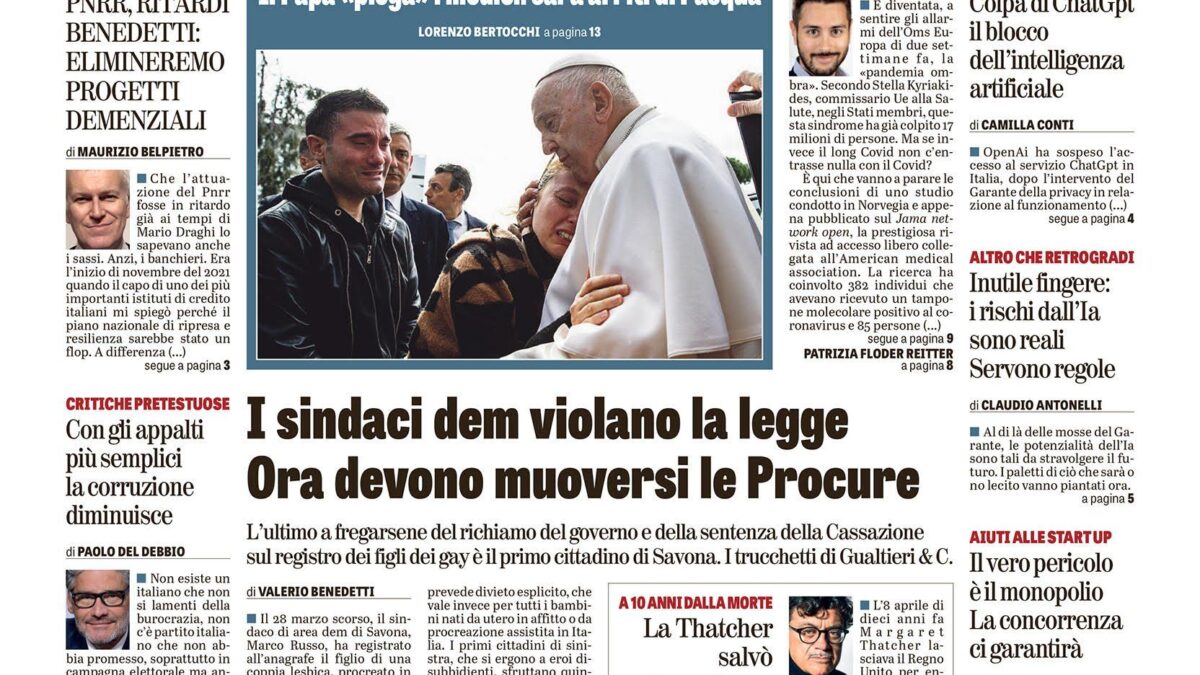 Oggi in edicola