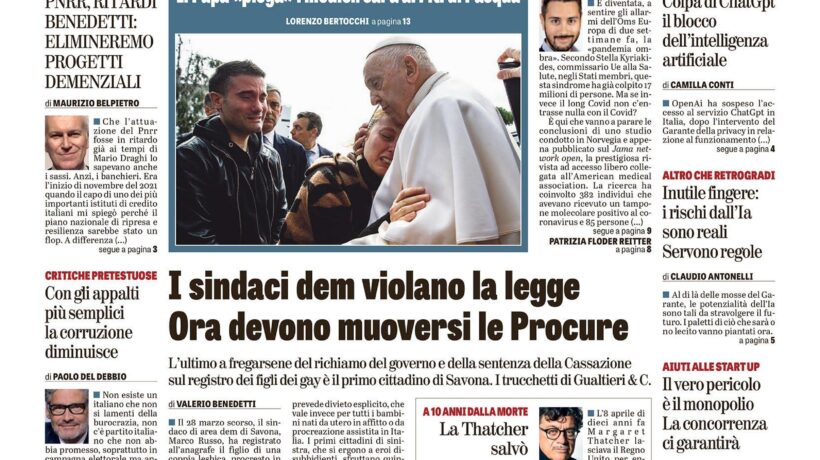 Oggi in edicola