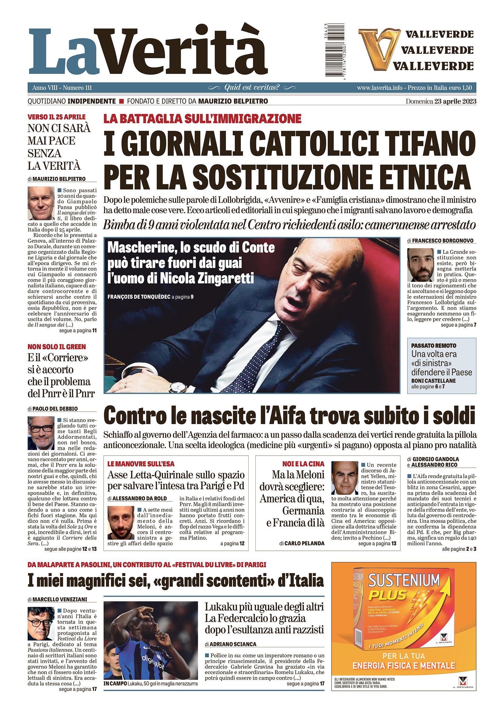 Oggi in edicola