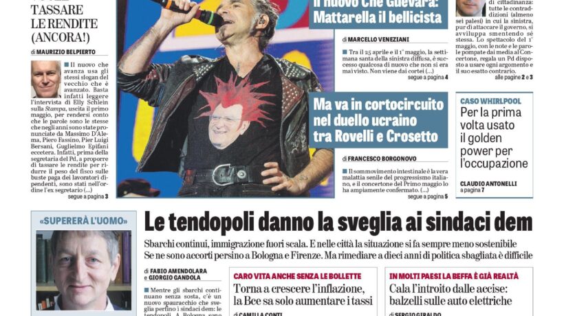 Oggi in edicola