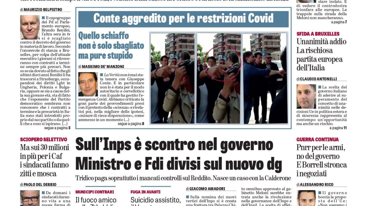 Oggi in edicola