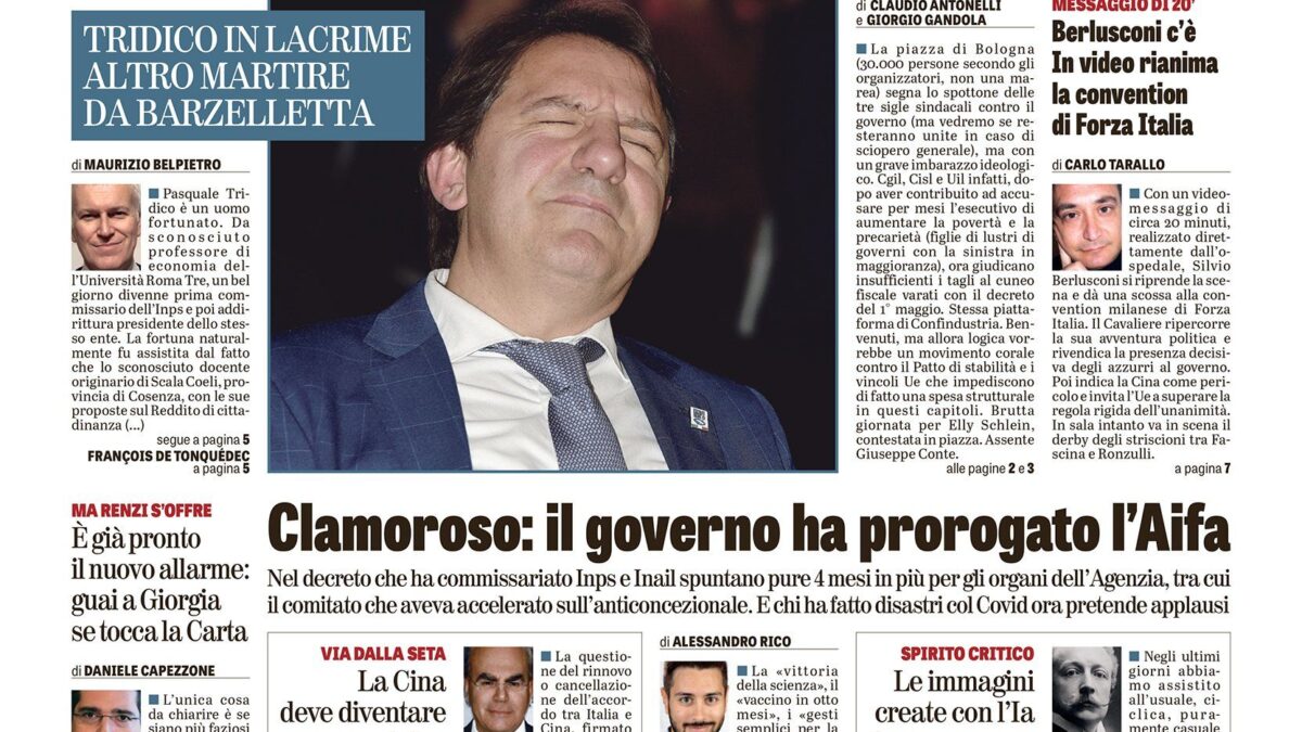 Oggi in edicola
