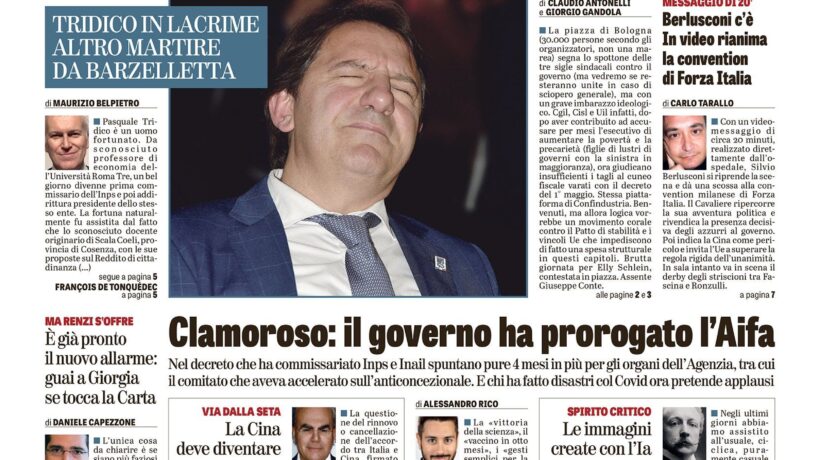 Oggi in edicola