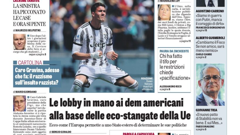 Oggi in edicola