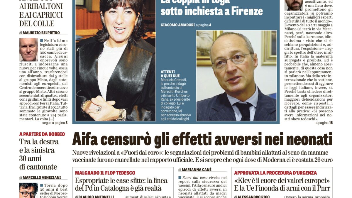 Oggi in edicola