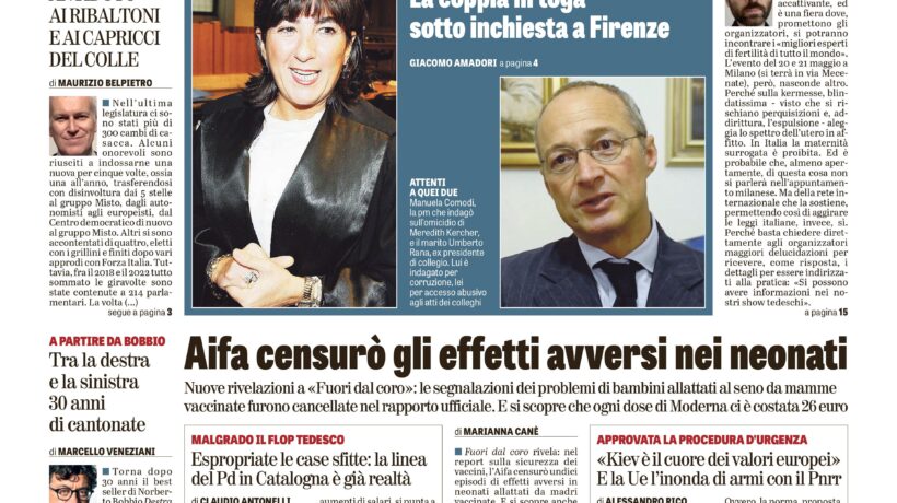 Oggi in edicola