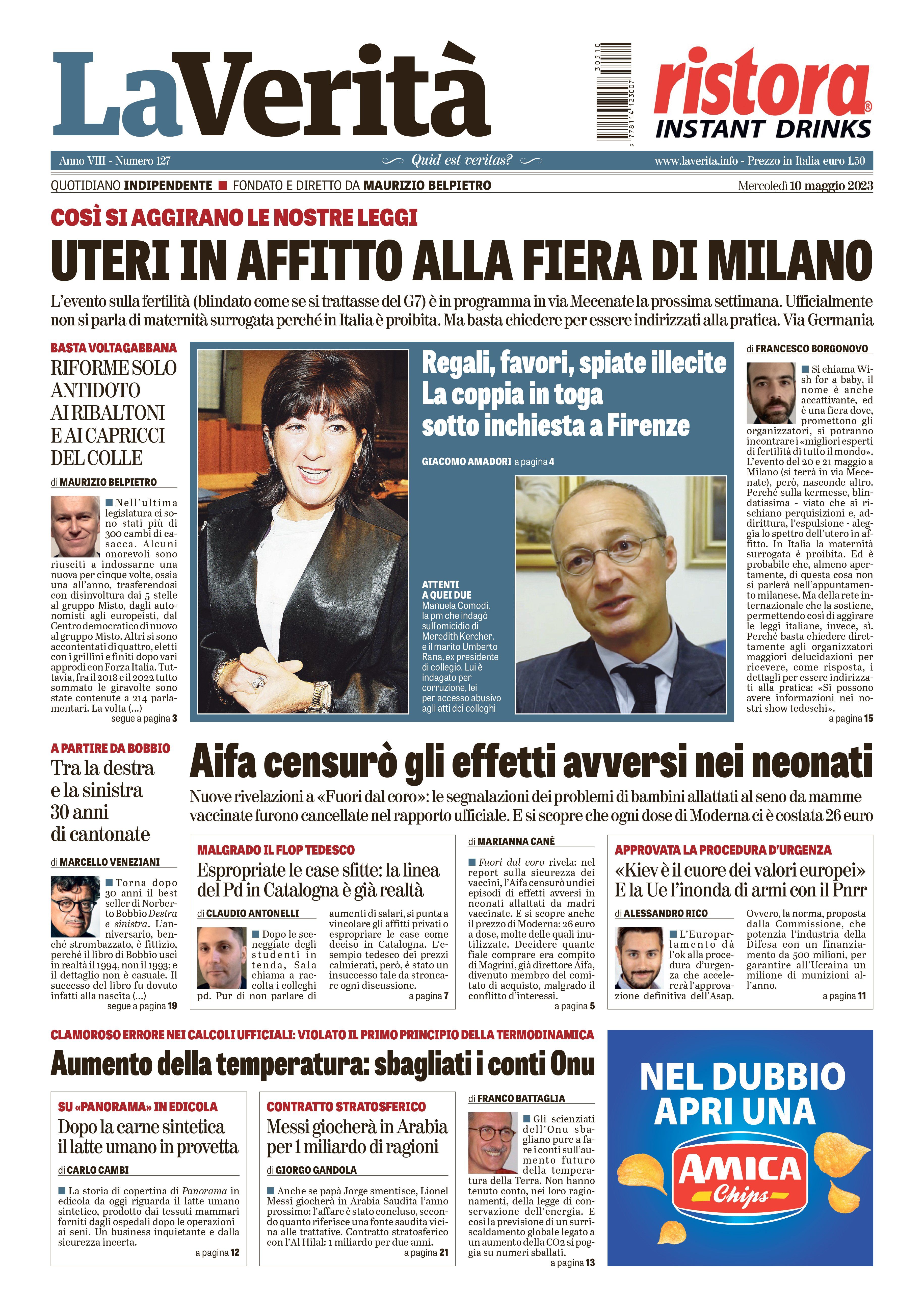 Oggi in edicola