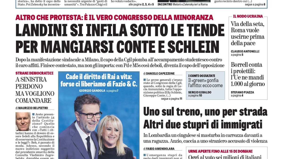 Oggi in edicola