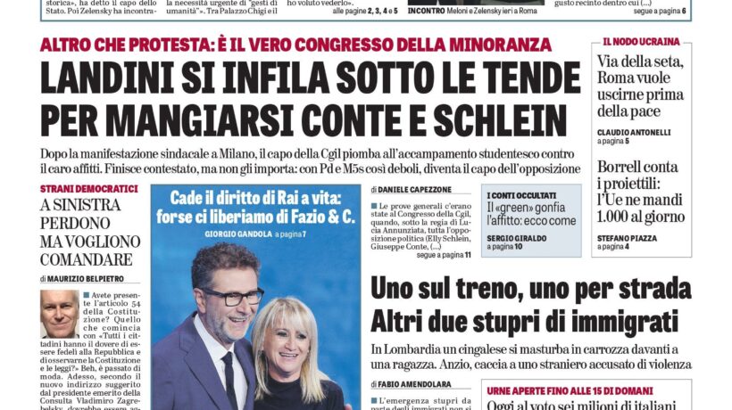 Oggi in edicola