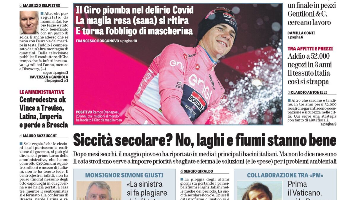 Oggi in edicola