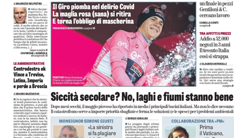 Oggi in edicola