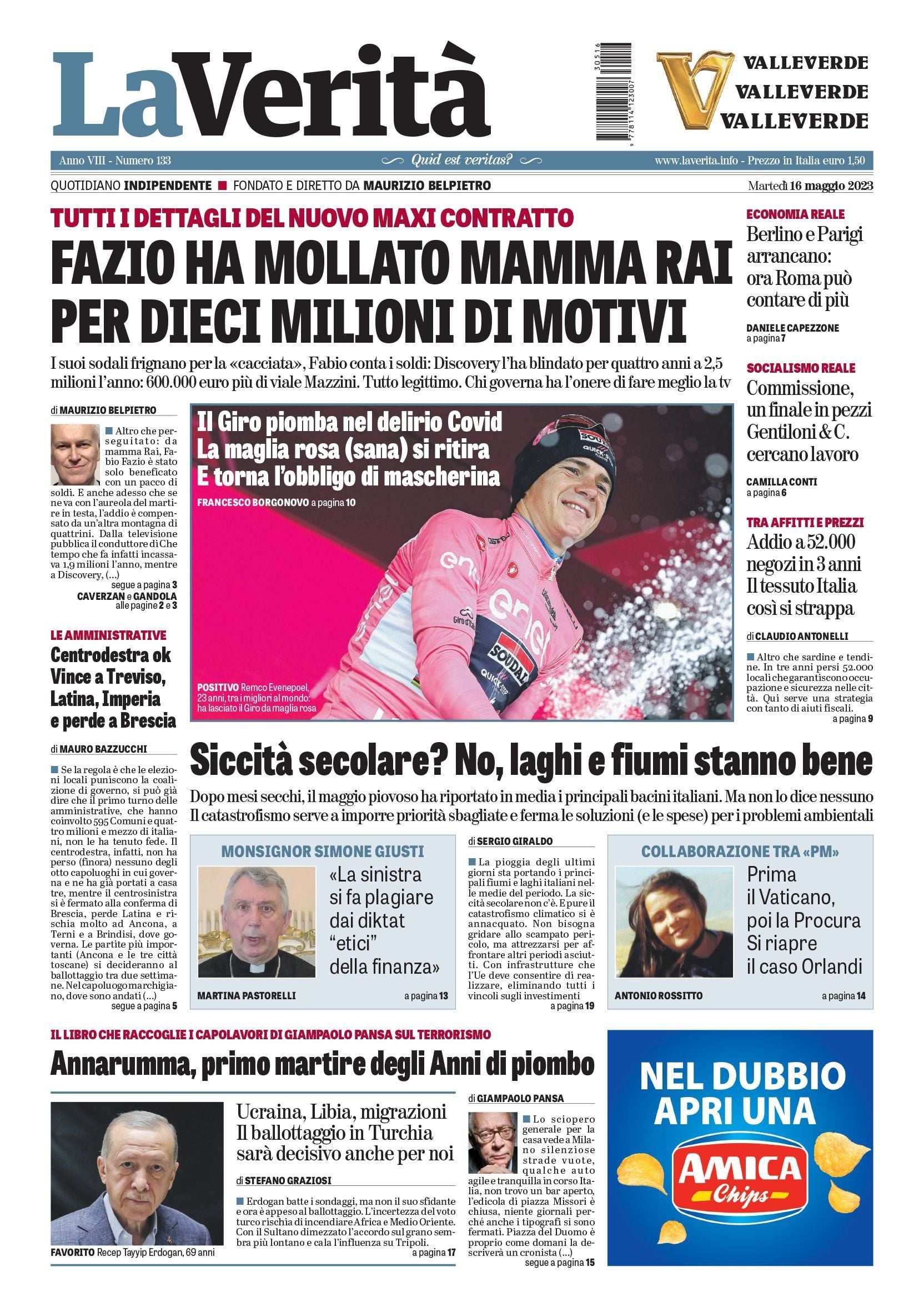 Oggi in edicola