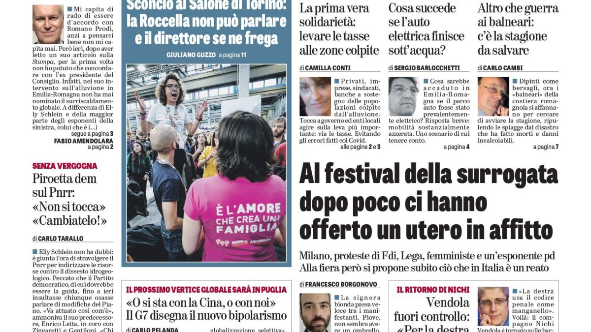 Oggi in edicola