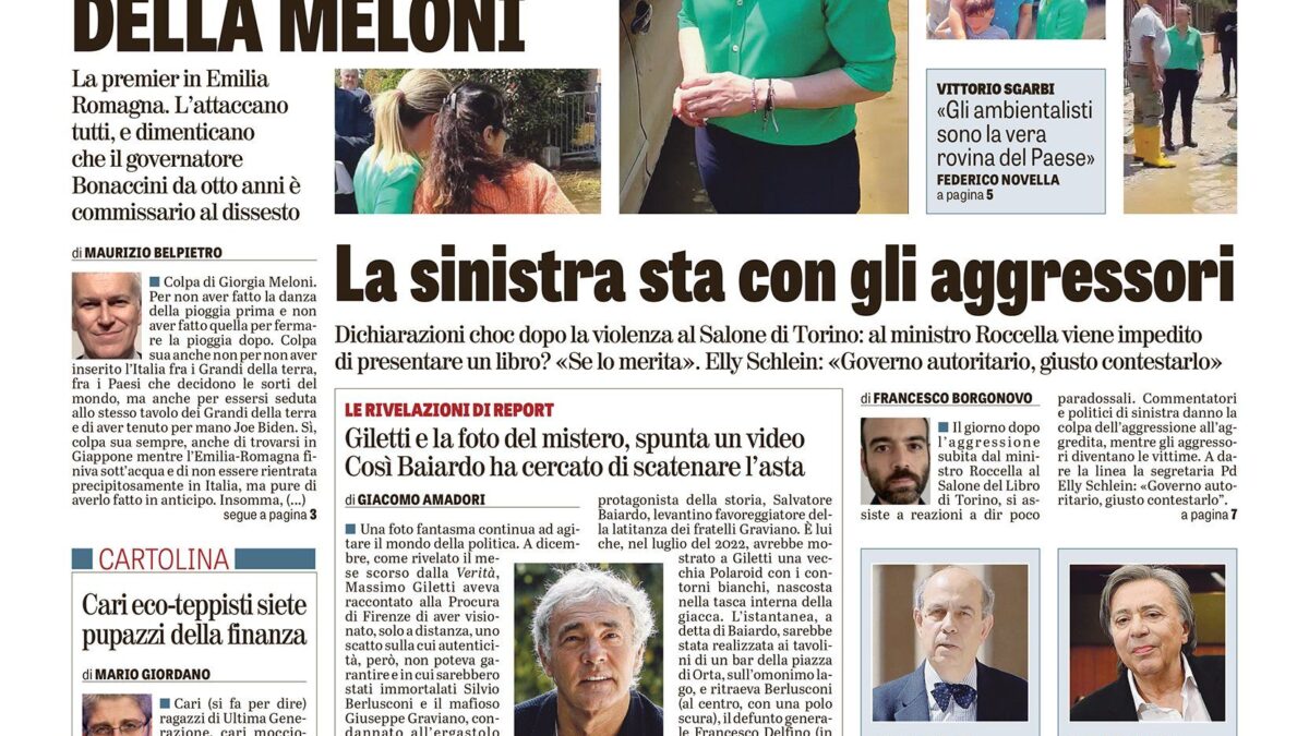 Oggi in edicola
