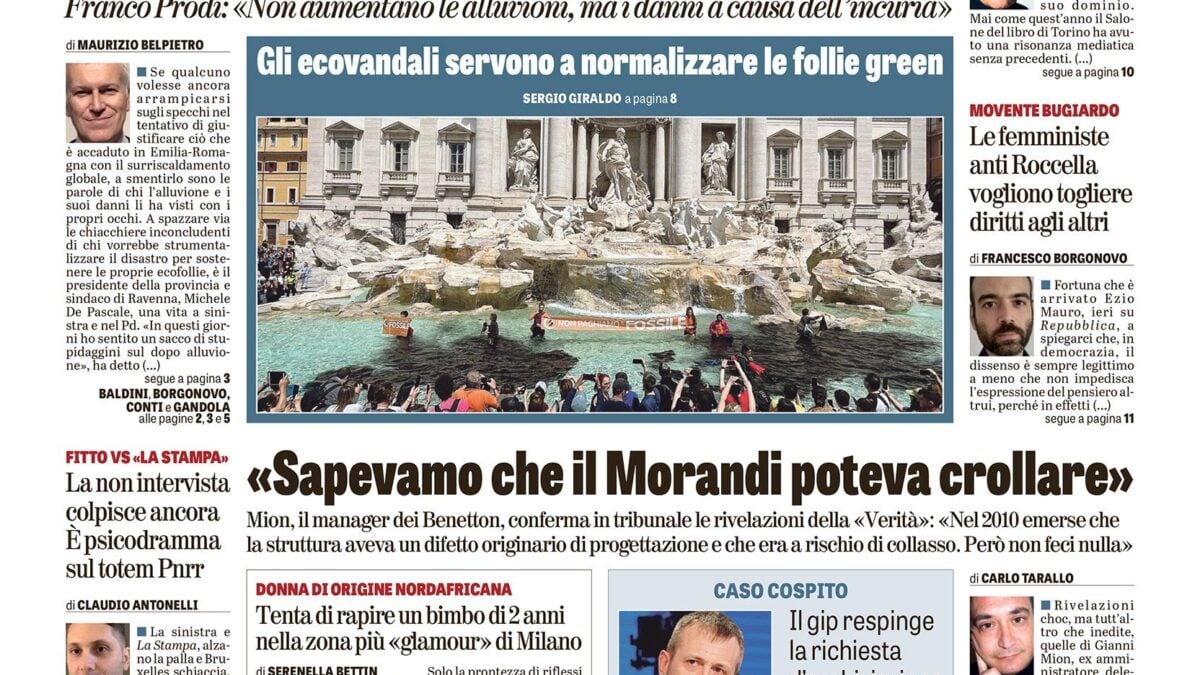 Oggi in edicola