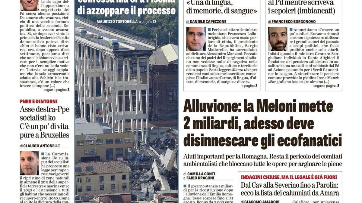 Oggi in edicola