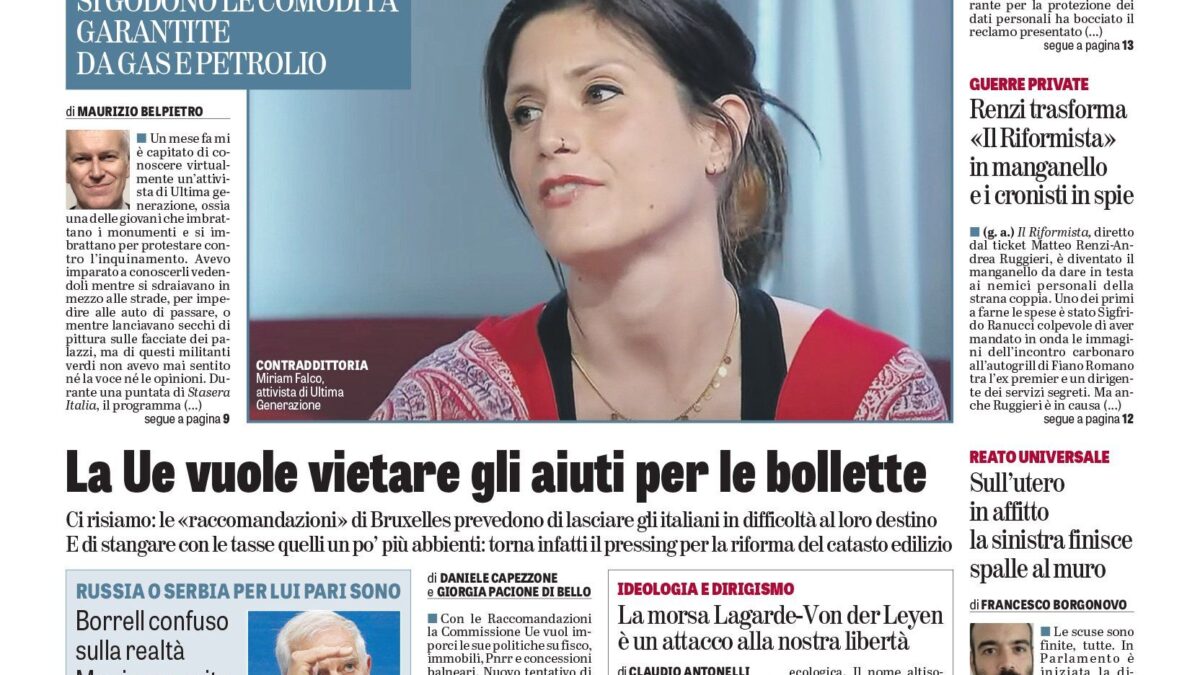 Oggi in edicola