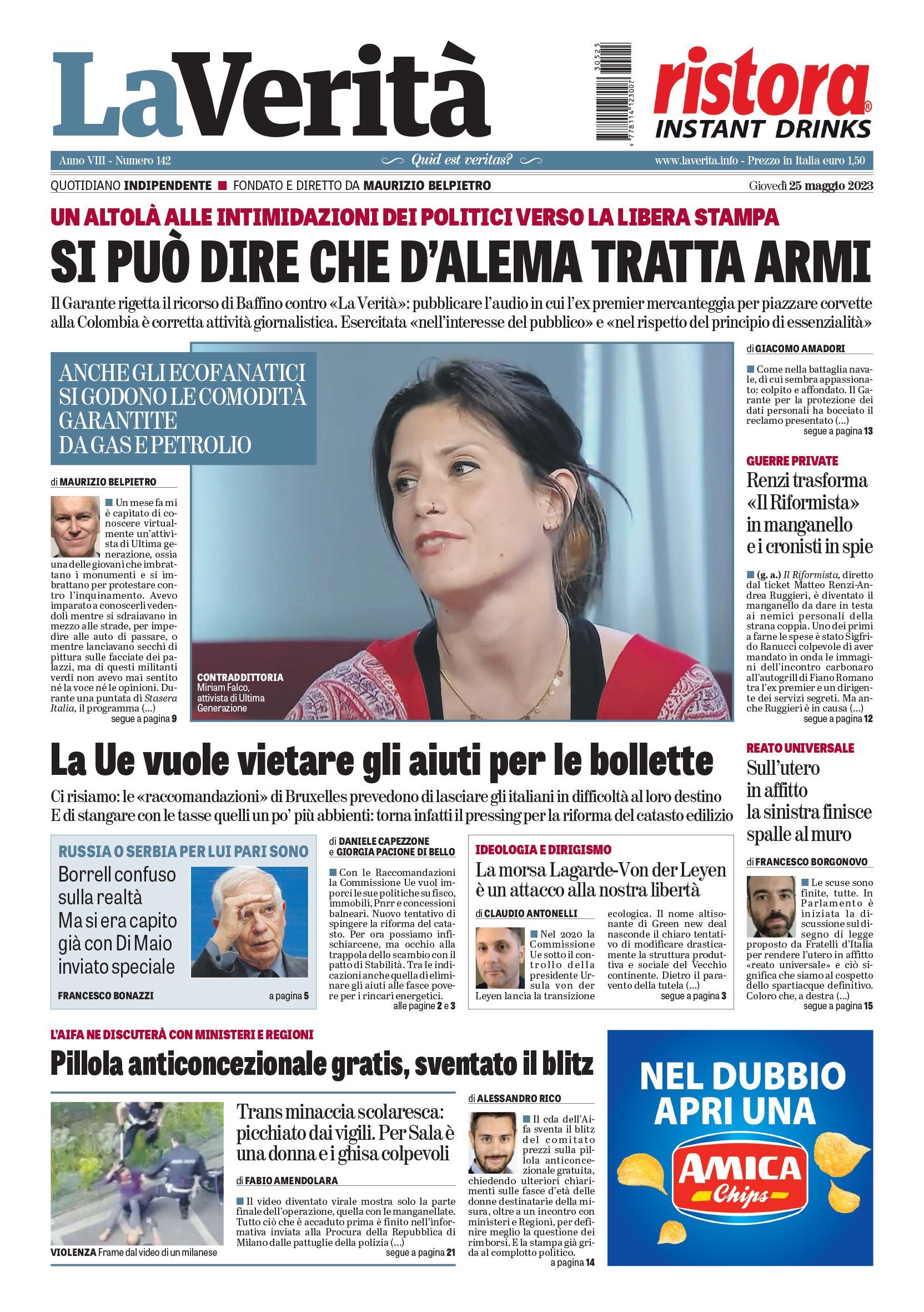 Oggi in edicola