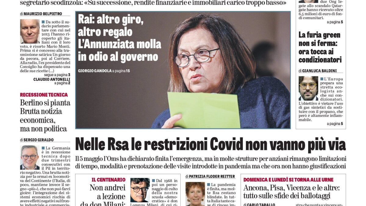 Oggi in edicola