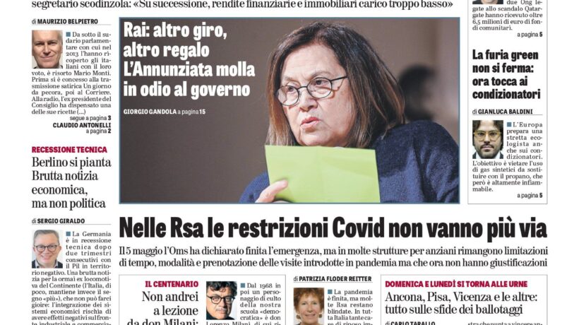 Oggi in edicola