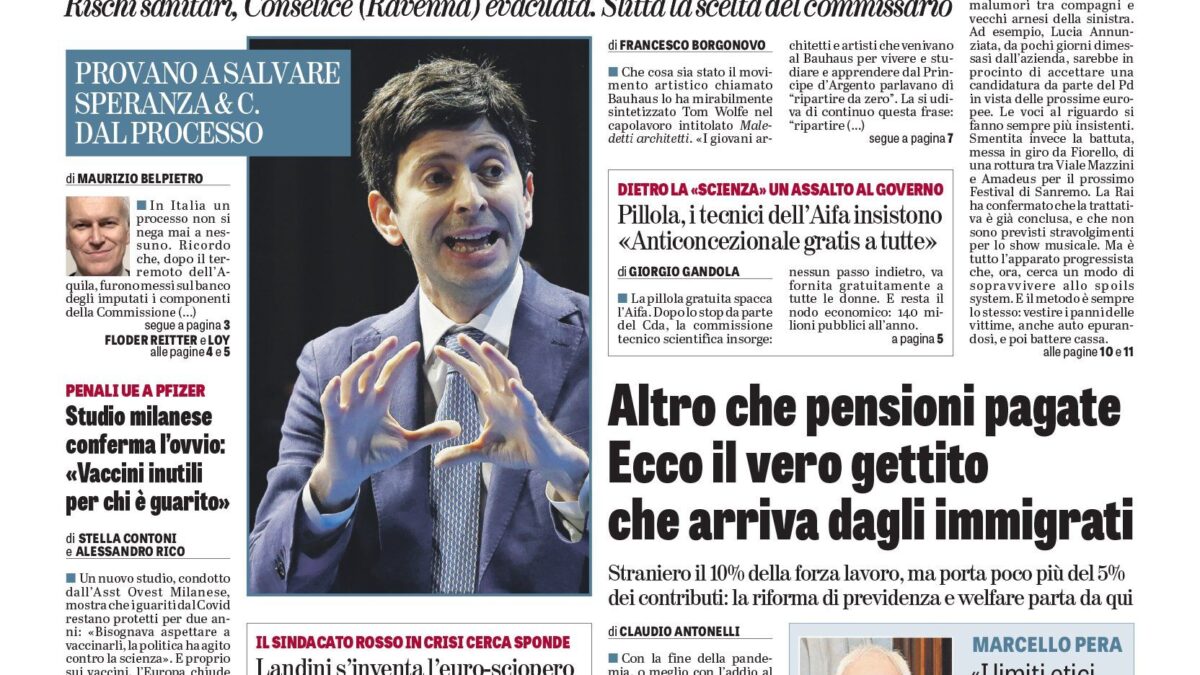 Oggi in edicola