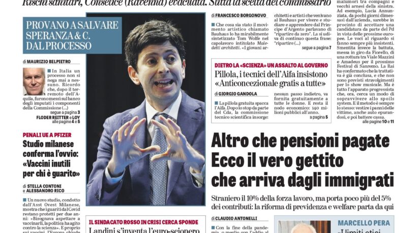 Oggi in edicola
