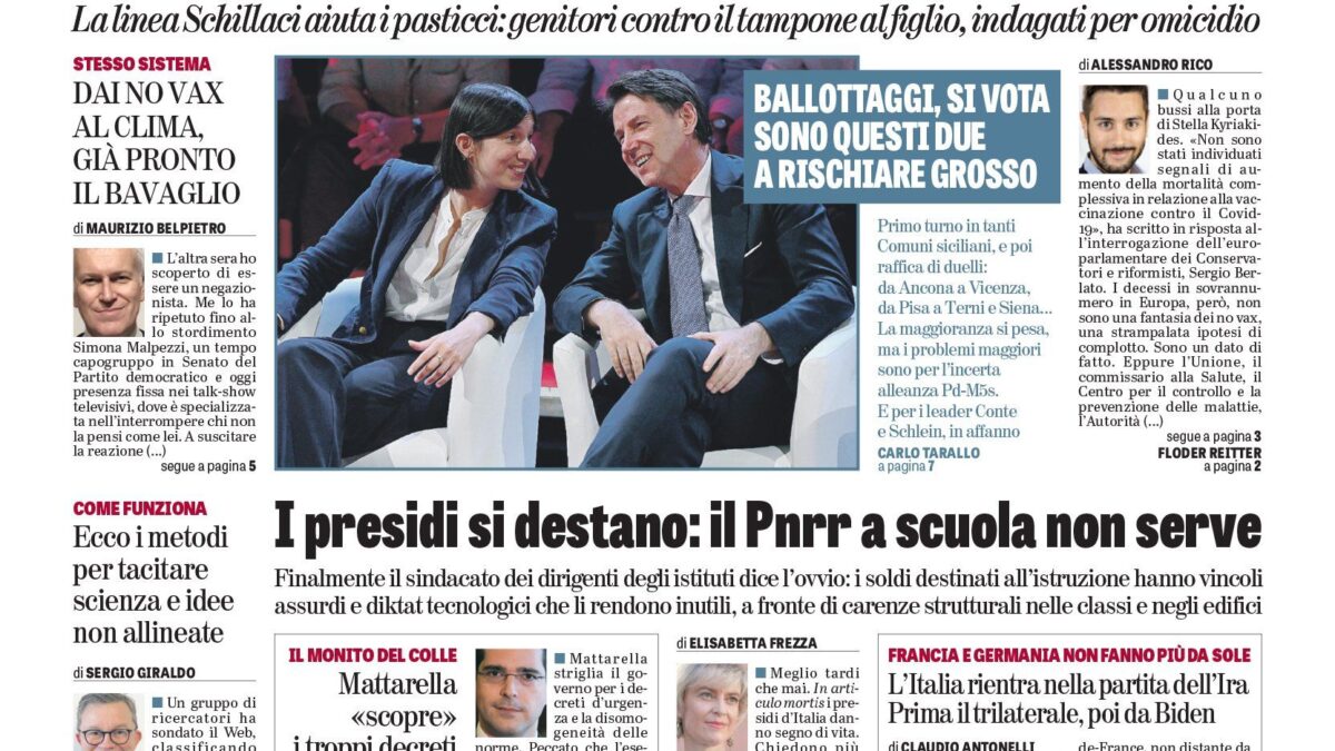 Oggi in edicola