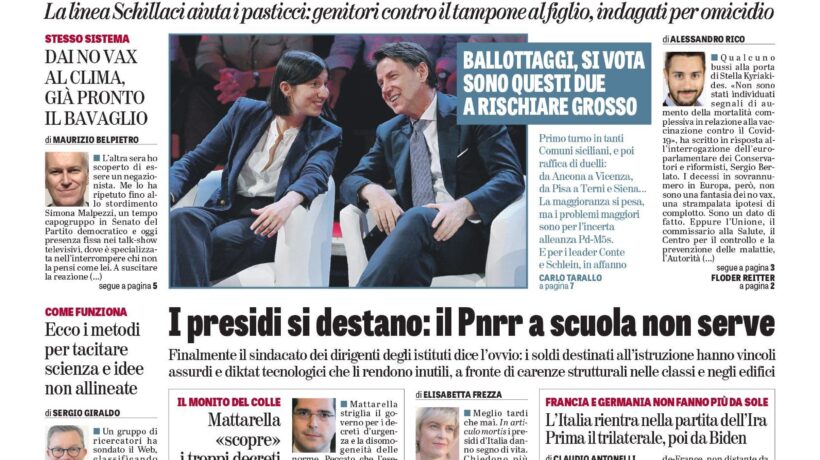 Oggi in edicola