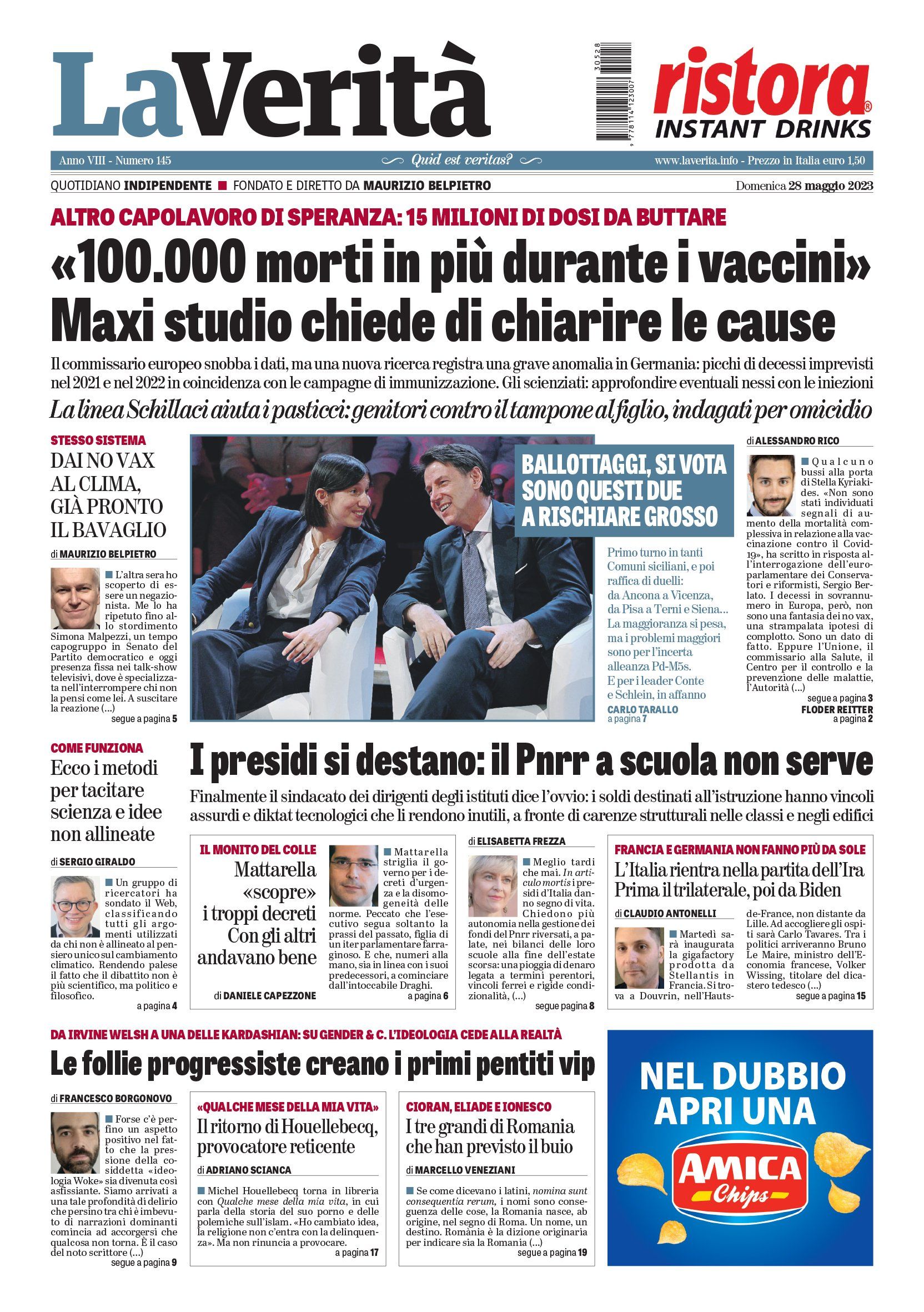 Oggi in edicola