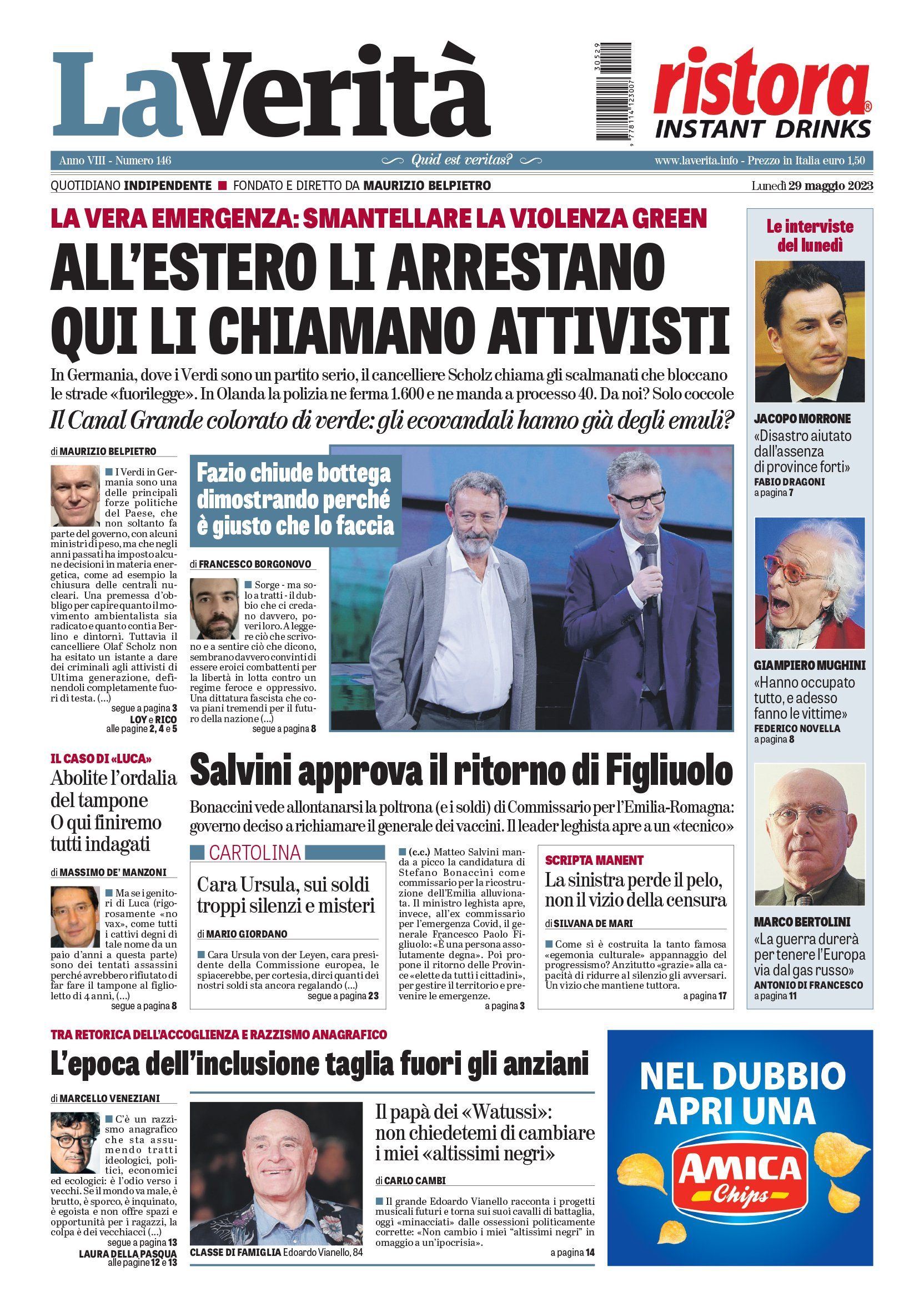 Oggi in edicola