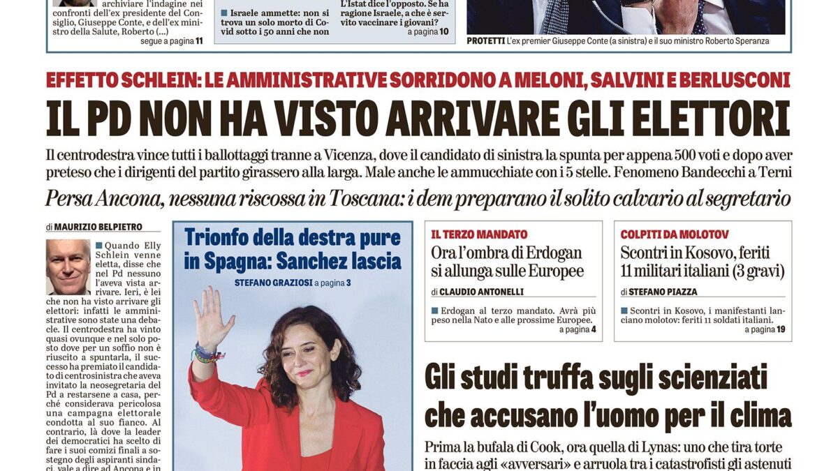 Oggi in edicola
