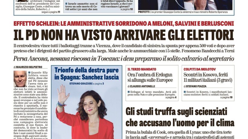 Oggi in edicola