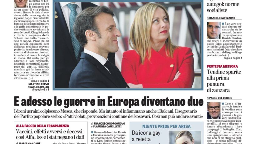 Oggi in edicola