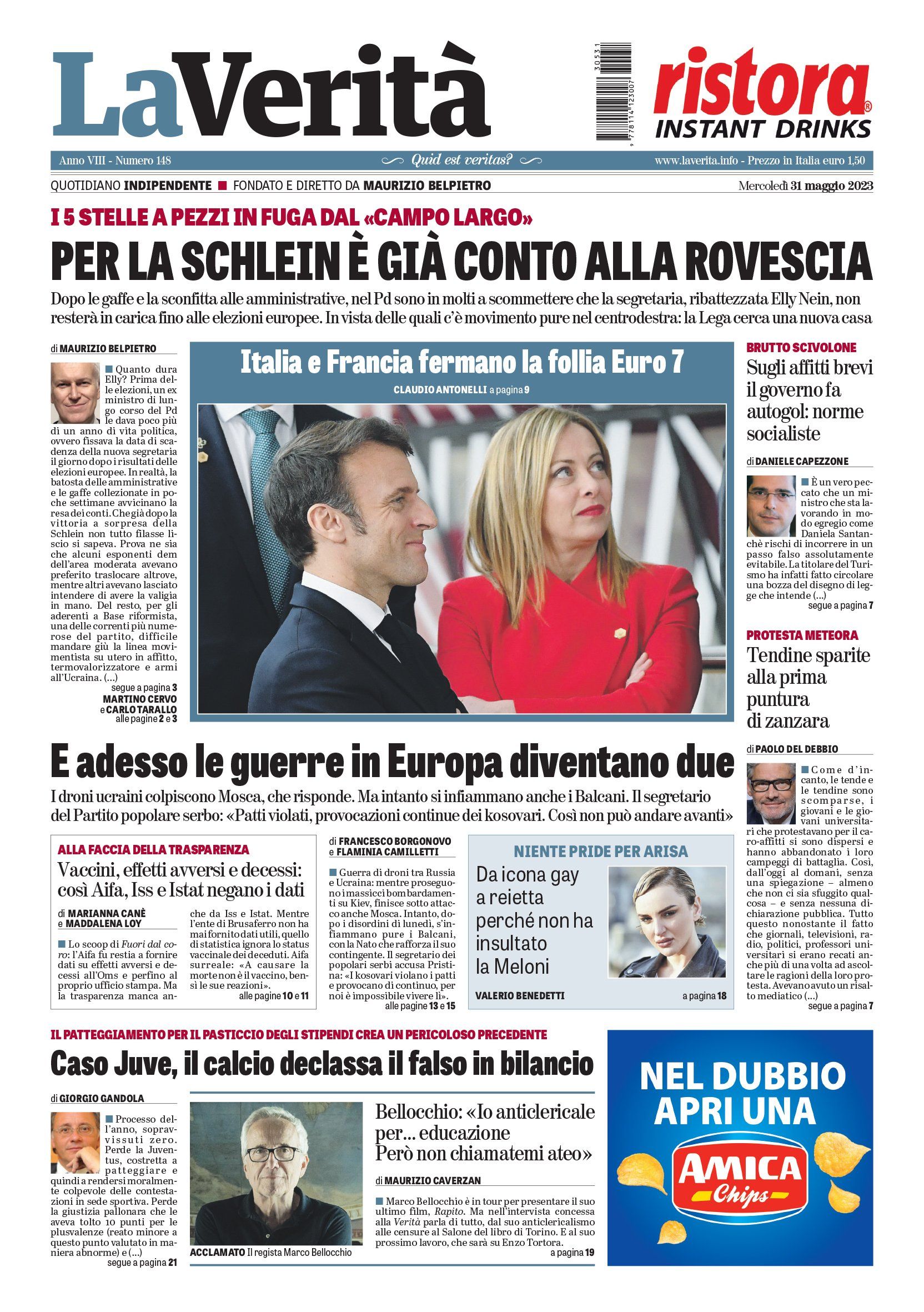 Oggi in edicola