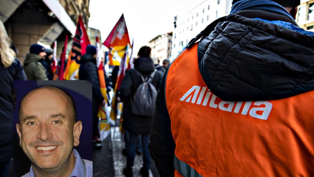 L’uomo comunicazione Cgil ha fatto affari con l’Alitalia che lascia a casa i dipendenti